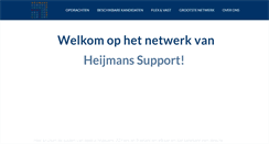 Desktop Screenshot of heijmans-support.nl